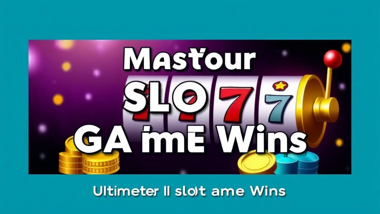Master Your Slot Game Wins: Ultimate Strategies to Win Big